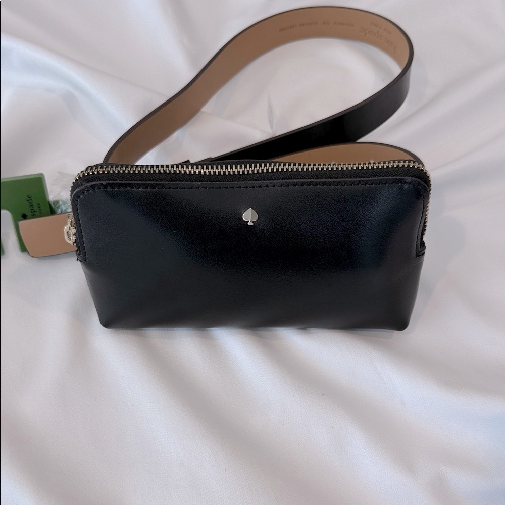 Kate Spade Black Leather Wristlet